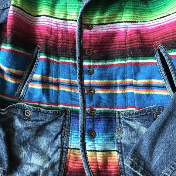 Free People Denim Jacket S - Picture 4 of 7